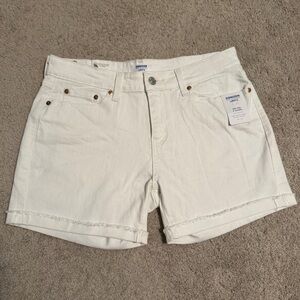 Levi’s Vintage-Inspired White Jean Shorts